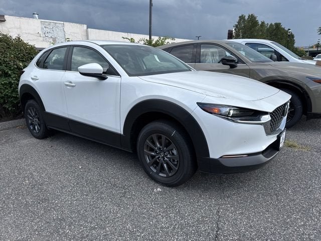 2025 Mazda Mazda CX-30 2.5 S AWD in Snowflake White Pearl — front three-quarter view