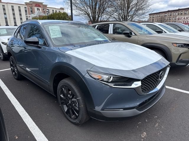 2026 Mazda Mazda CX-30 2.5 S Carbon Edition AWD in Polymetal Gray Metallic — front three-quarter view