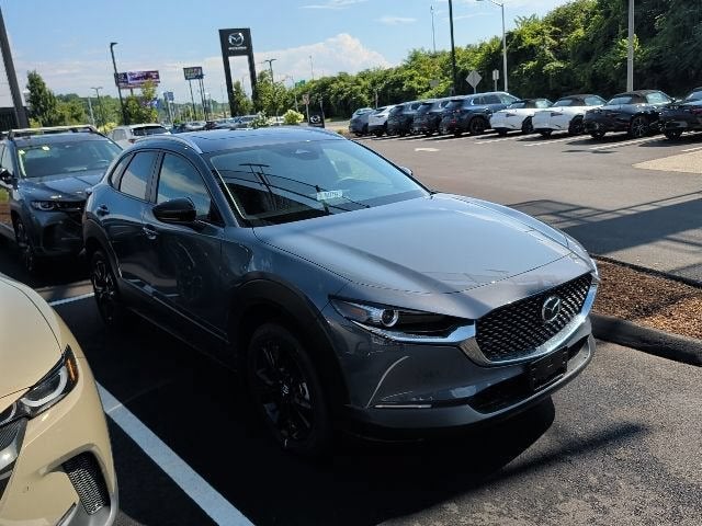 2026 Mazda Mazda CX-30 2.5 S Carbon Edition AWD in Polymetal Gray Metallic — front three-quarter view