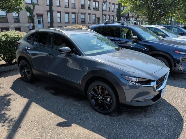 2026 Mazda Mazda CX-30 2.5 S Carbon Edition AWD in Polymetal Gray Metallic — front three-quarter view