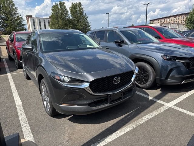 2025 Mazda Mazda CX-30 2.5 S Preferred AWD in Machine Gray Metallic — front three-quarter view