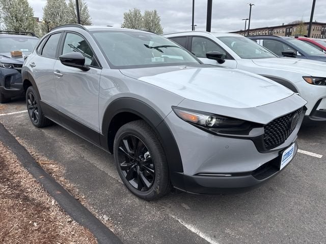 2026 Mazda Mazda CX-30 2.5 S Aire Edition in Aero Gray Metallic — front three-quarter view