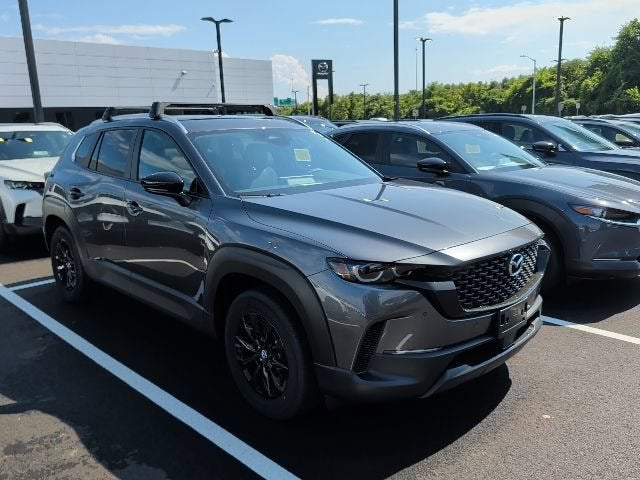 2026 Mazda Mazda CX-50 Hybrid Preferred AWD in Machine Gray Metallic — front three-quarter view