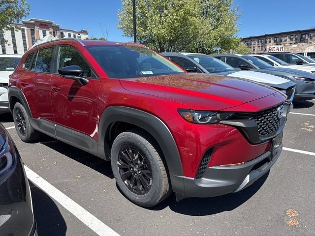 2026 Mazda Mazda CX-50 Hybrid Preferred AWD in Soul Red Crystal Metallic — front three-quarter view