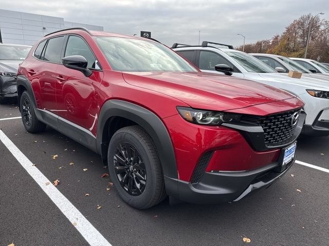 2026 Mazda Mazda CX-50 Hybrid Premium AWD in Soul Red Crystal Metallic — front three-quarter view