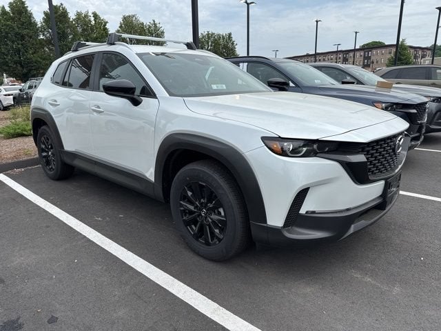 2026 Mazda Mazda CX-50 2.5 S Select AWD in Wind Chill Pearl — front three-quarter view