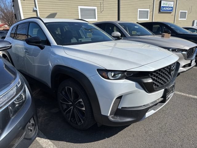 2026 Mazda Mazda CX-50 2.5 Turbo AWD in Wind Chill Pearl — front three-quarter view