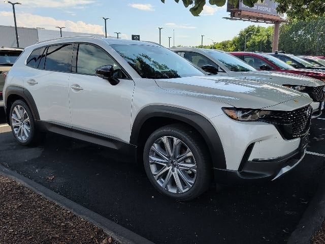 2026 Mazda Mazda CX-50 2.5 Turbo AWD in Wind Chill Pearl — front three-quarter view
