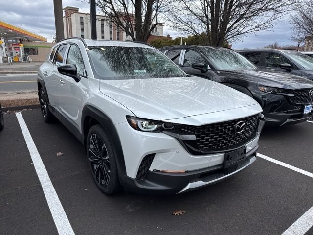 2026 Mazda Mazda CX-50 2.5 Turbo AWD in Wind Chill Pearl — front three-quarter view