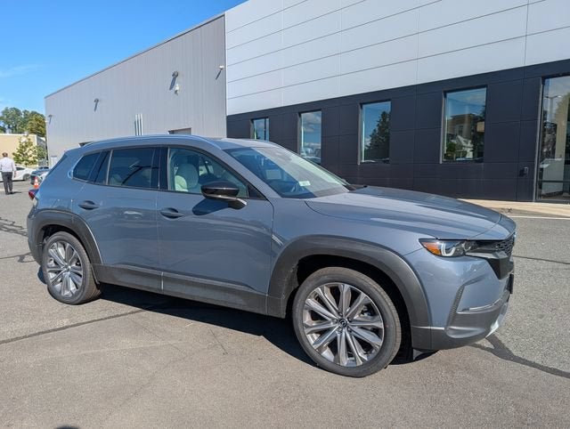 2026 Mazda Mazda CX-50 2.5 Turbo Premium Plus AWD in Polymetal Gray Metallic — front three-quarter view
