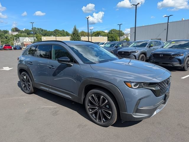 2026 Mazda Mazda CX-50 2.5 Turbo Premium Plus AWD in Polymetal Gray Metallic — front three-quarter view
