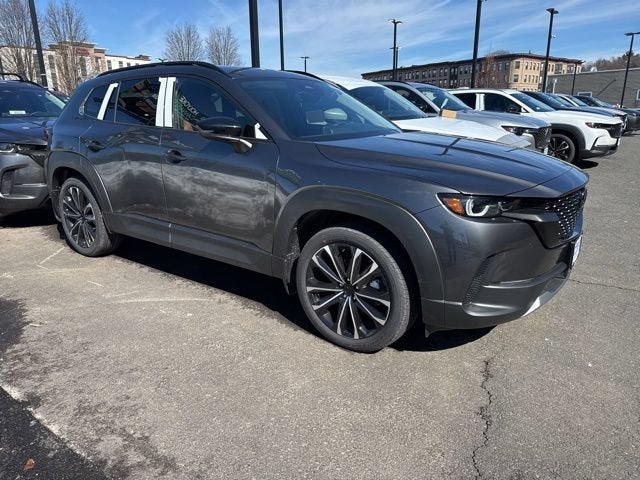 2026 Mazda Mazda CX-50 2.5 Turbo Premium Plus AWD in Machine Gray Metallic — front three-quarter view