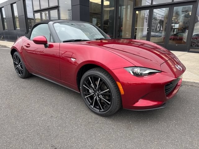 2026 Mazda Mazda MX-5 Miata Grand Touring in Soul Red Crystal Metallic — front three-quarter view