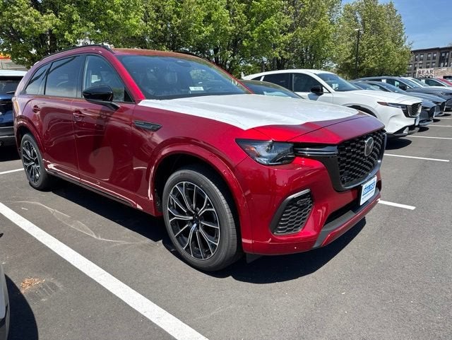 2026 Mazda Mazda CX-70 3.3 Turbo S Premium AWD in Soul Red Crystal Metallic — front three-quarter view