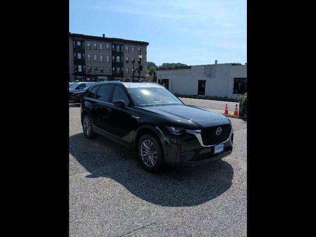 2026 Mazda Mazda CX-90 3.3 Turbo Select AWD in Jet Black Mica — front three-quarter view