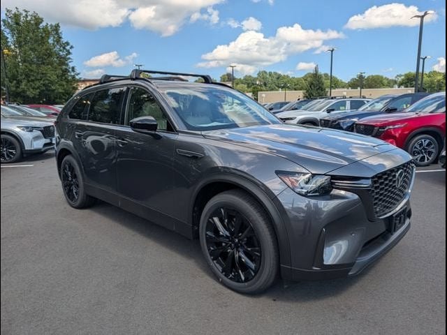 2026 Mazda Mazda CX-90 3.3 Turbo Premium Sport AWD in Machine Gray Metallic — front three-quarter view
