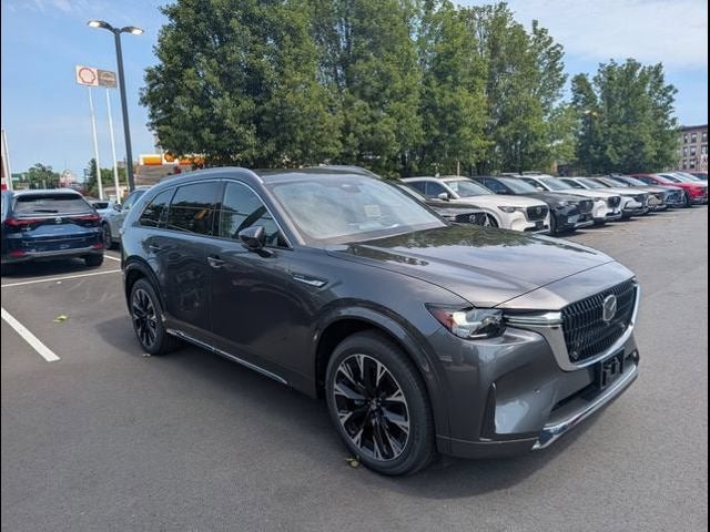 2026 Mazda Mazda CX-90 3.3 Turbo S Premium Plus AWD in Machine Gray Metallic — front three-quarter view
