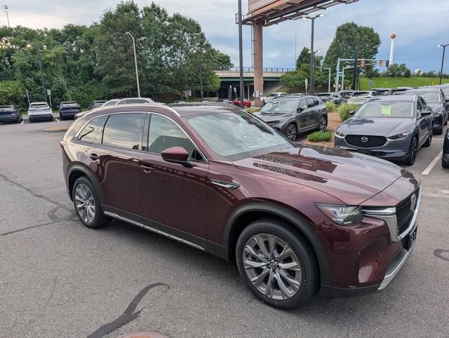 2025 Mazda Mazda CX-90 3.3 Turbo Premium Plus AWD in Artisan Red Premium — front three-quarter view