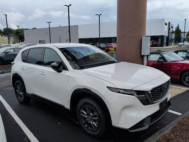 2026 Mazda Mazda CX-5 2.5 S Select AWD in Rhodium White Metallic — front three-quarter view