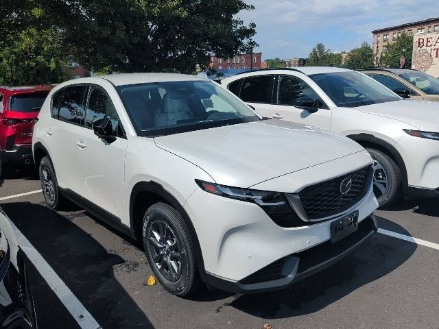 2026 Mazda Mazda CX-5 2.5 S Select AWD in Rhodium White Metallic — front three-quarter view