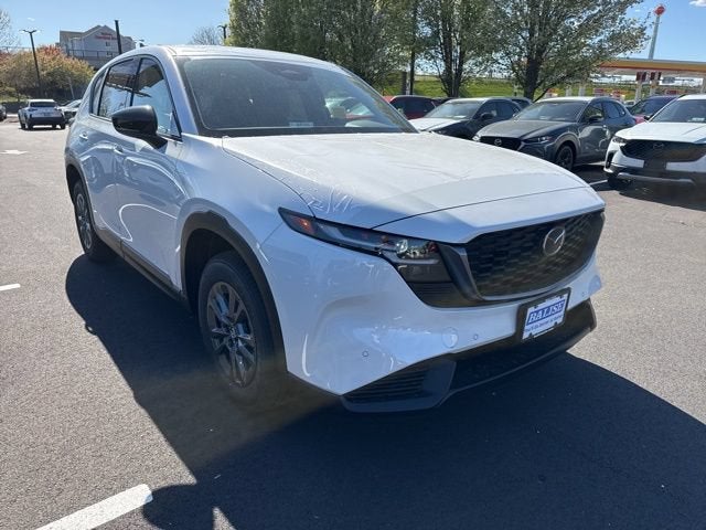 2026 Mazda Mazda CX-5 2.5 S Select AWD in Rhodium White Metallic — front three-quarter view