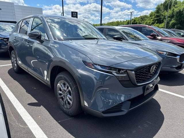2026 Mazda Mazda CX-5 2.5 S Select AWD in Polymetal Gray Metallic — front three-quarter view
