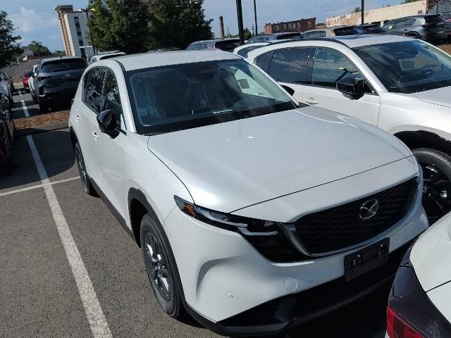 2026 Mazda Mazda CX-5 2.5 S Select AWD in Rhodium White Metallic — front three-quarter view