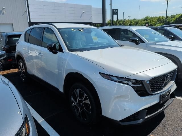 2026 Mazda Mazda CX-5 2.5 S Preferred AWD in Rhodium White Metallic — front three-quarter view
