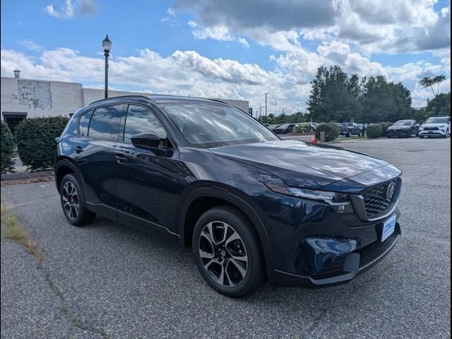 2026 Mazda Mazda CX-5 2.5 S Preferred AWD in Navy Blue Mica — front three-quarter view