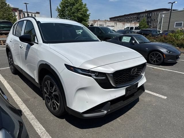 2026 Mazda Mazda CX-5 2.5 S Preferred AWD in Rhodium White Metallic — front three-quarter view