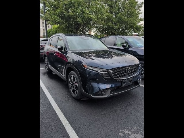2026 Mazda Mazda CX-5 2.5 S Preferred AWD in Navy Blue Mica — front three-quarter view