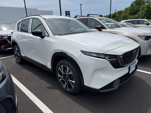 2026 Mazda Mazda CX-5 2.5 S Preferred AWD in Rhodium White Metallic — front three-quarter view