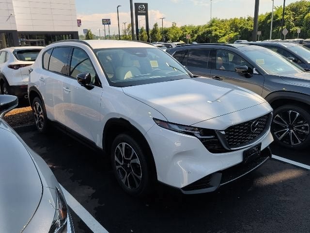 2026 Mazda Mazda CX-5 2.5 S Preferred AWD in Rhodium White Metallic — front three-quarter view