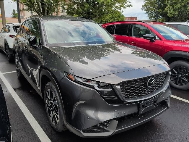 2026 Mazda Mazda CX-5 2.5 S Preferred AWD in Machine Gray Metallic — front three-quarter view