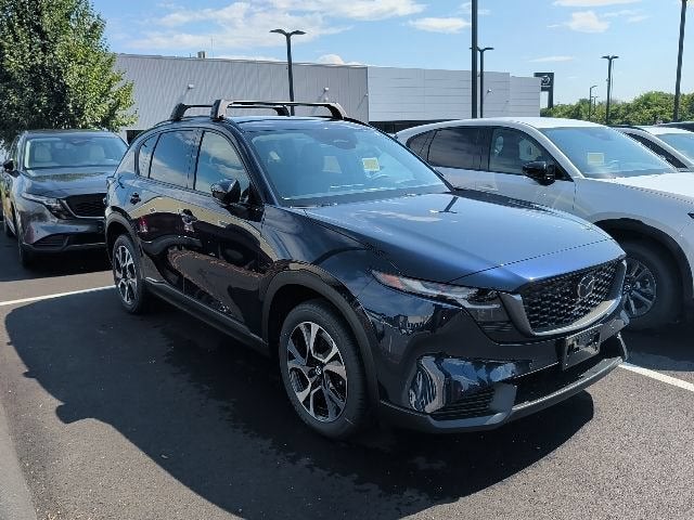 2026 Mazda Mazda CX-5 2.5 S Preferred AWD in Navy Blue Mica — front three-quarter view