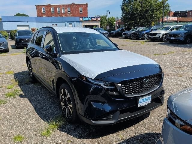 2026 Mazda Mazda CX-5 2.5 S Preferred AWD in Navy Blue Mica — front three-quarter view
