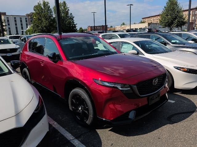 2026 Mazda Mazda CX-5 2.5 S Premium AWD in Soul Red Crystal Metallic — front three-quarter view