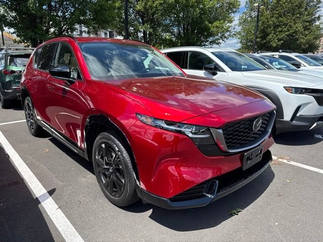 2026 Mazda Mazda CX-5 2.5 S Premium AWD in Soul Red Crystal Metallic — front three-quarter view
