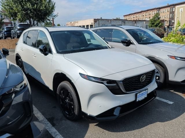 2026 Mazda Mazda CX-5 2.5 S Premium Plus AWD in Rhodium White Metallic — front three-quarter view