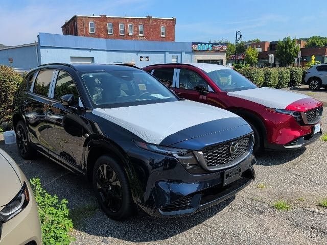 2026 Mazda Mazda CX-5 2.5 S Premium Plus AWD in Navy Blue Mica — front three-quarter view