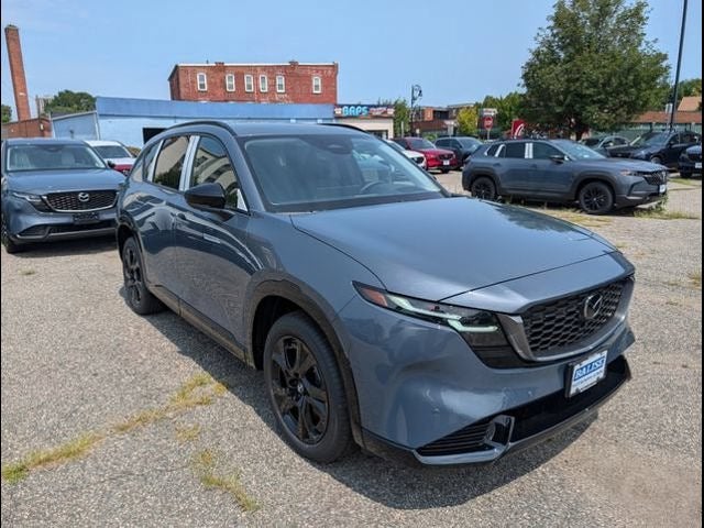 2026 Mazda Mazda CX-5 2.5 S Premium Plus AWD in Polymetal Gray Metallic — front three-quarter view