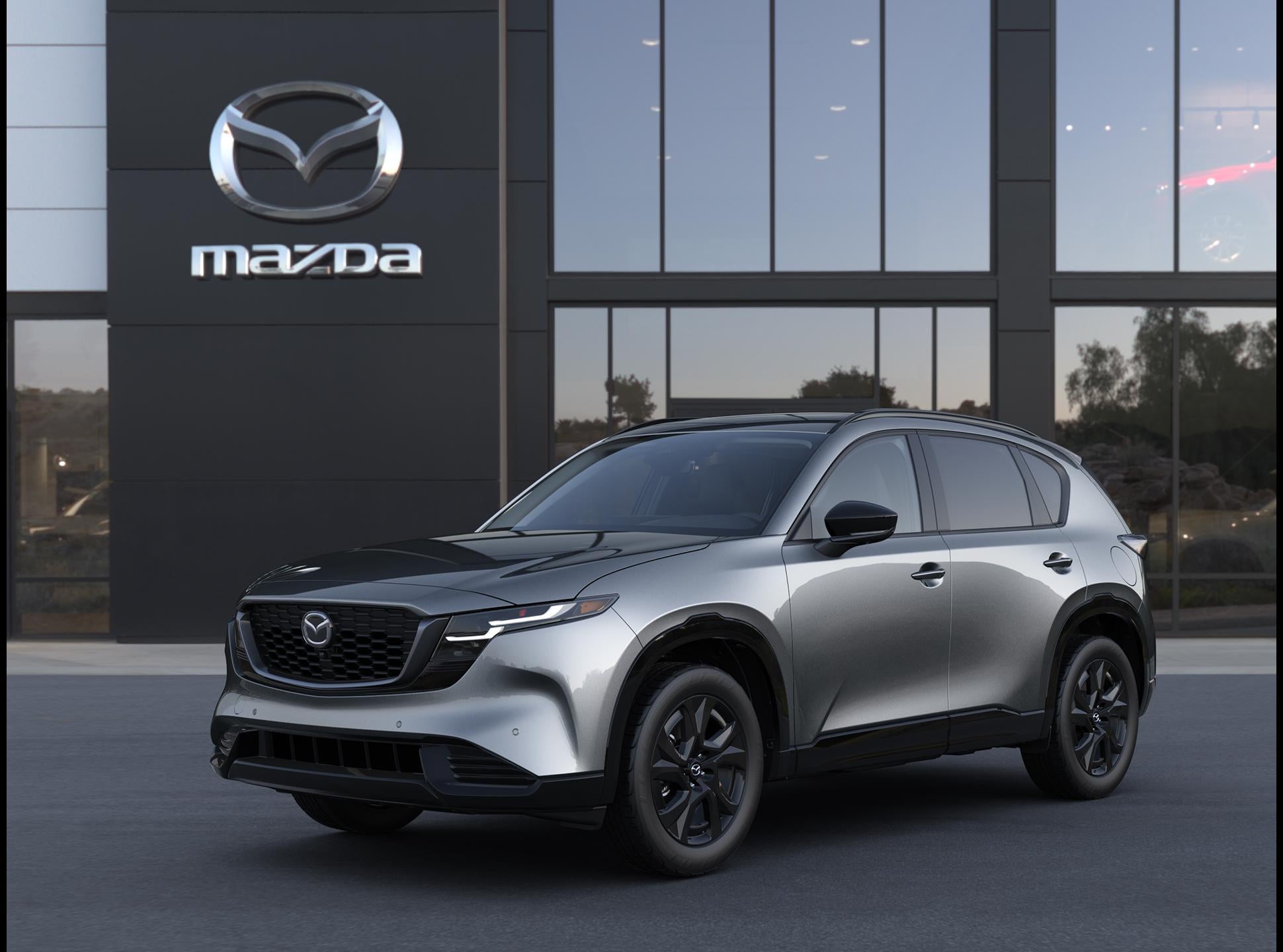 2026 Mazda Mazda CX-5 2.5 S Premium Plus AWD in Machine Gray Metallic — front three-quarter view